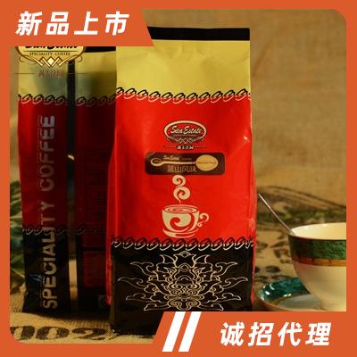 茜卡商務系列炭火烘焙咖啡豆沖飲飲料下午茶追劇飲品招商藍山風味