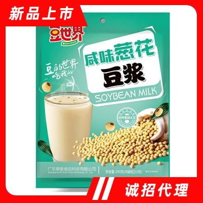 豆世界咸味蔥花豆漿沖飲品