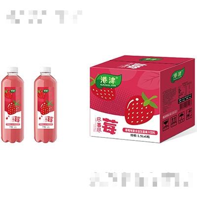 港津草莓味復合益生菌果汁飲料1.5Lx6瓶