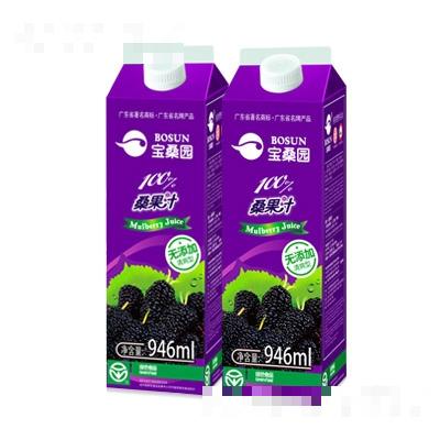 寶桑園鮮榨100%桑果汁飲品瓶裝946ml