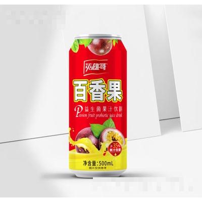 英雄哥百香果益生菌果汁飲料500ml