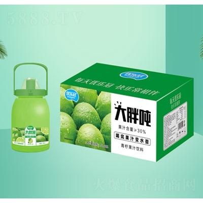 大胖噸青檸果汁飲料1.5LX6OEM代加工