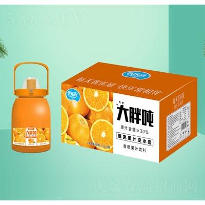 大胖噸香橙果汁飲料1.5LX6OEM代加工