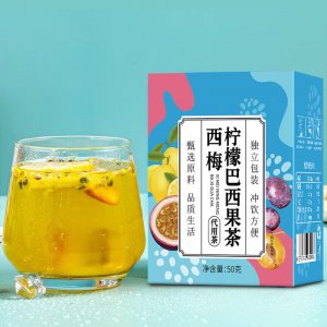 西梅檸檬巴西果茶 夏季冷泡檸檬水 獨立包裝水果茶 百香果茶沖